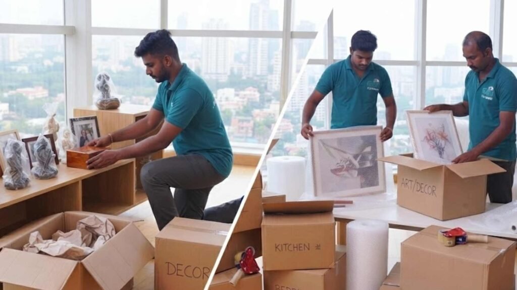 Packing And unpacking Gati Express